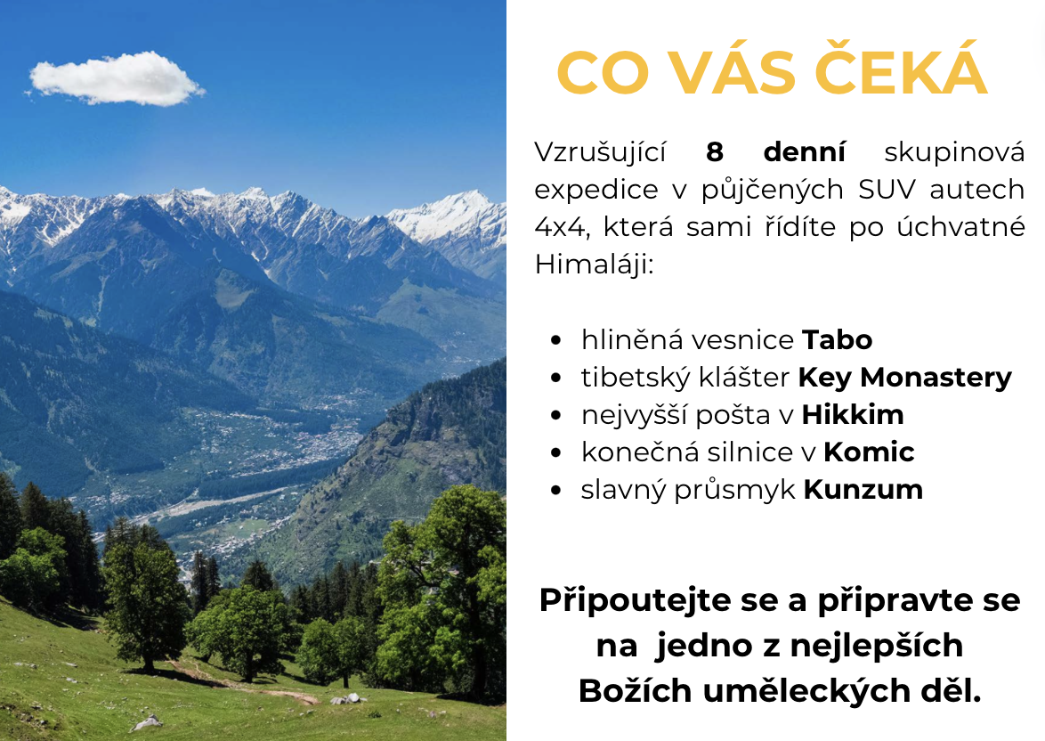 Himaláj | Self-Drive Expedice | Září 2024 |  Offroad dobrodružství za volantem po horských silnicích | rezervace online